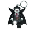 LEGO KRÚŠOK NA KĽÚČENSTVO LED BATERKA Upírsky DRACULA S KRÚŠKOM NA KĽÚČENKU S VEĽKOU S LAMPOU