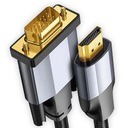 DLHÝ ADAPTÉROVÝ KÁBEL HDMI na VGA FULL HD 1080P GOLD