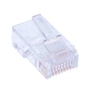 RJ45 8p8c kat. 5e UTP zástrčky, drôt, 500 ks