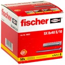 Fisher SX 8x40 S rozširujúci objímka zástrčky 50 ks