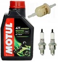 MOTUL OIL+CANDLE+FILTER Quad Kingway Traper 250cc