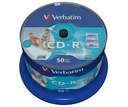 VERBATIM CD-R 700MB 52x 50ks CB NA TLAČ