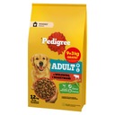 PEDIGREE suché krmivo pre psov s hovädzím mäsom a zeleninou 12kg 9kg+3kg ZDARMA