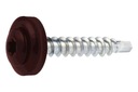 Farmárske skrutky 4,8x35 RAL 8017 Torx 250 ks