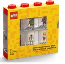 LEGO vitrína pre osem minifigúrok červená - 4065 triediaca nádoba