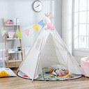 TIPI stan 150x150x120 cm BIELA ​​veľká vigvam