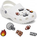 CROCS JIBBITZ TOPÁNKY ŠPIČKOVÉ OZDOBENIE SET 5 FUTBALOVÝCH MVP