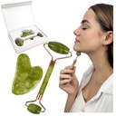 Gua Sha KAMEŇ + VALEC JADE SET DARČEKOVÉ BALENIE ZELENÝ VALEC