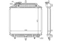 MOTOR RADIÁTOROVÝ MERCEDES 100 (631) 2.4D 02.88-02