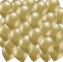 Balóny B105 Glossy Gold zlato chróm 30cm 50 ks svadobná dekorácia do pôrodnice