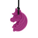 Terapeutický prívesok na hryzátko Unicorn Fuchsia BM