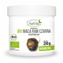 Maca BIO RAW Black Ground Organic Natural Libido 250g NatVita