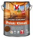 V33 ochranná impregnačná lazúra tmavý dub 5L