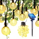 SOLAR GARLAND SOLÁRNE LAMPY GUĽOVÉ 40 LED