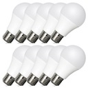 10 x LED žiarovka 2835 SMD E27 12W=100W A60 STUDENÁ