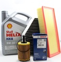 FILTRE + SHELL OIL 5W30 AUDI A4 B8 A5 8T 2.0 TDI