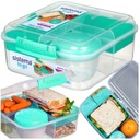 SISTEMA LUNCHBOX BENTO BOX NÁDOBA 1250 ml S PRIESTORMI NA OMÁČKU