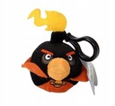 PLYŠOVÝ PRSTEŇ NA KĽÚČENSTVO ANGRY BIRDS BLACK BIRD BOMBA