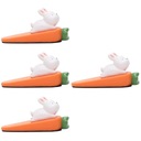 Roztomilá dverná zarážka Bunny Anti-Collision 4 Pack