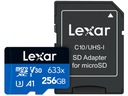 Vysokovýkonná karta LEXAR microSDXC 256 GB