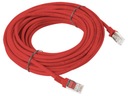 RJ-45 - RJ-45 kábel LANBERG 10 m Červený