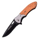 Master Cutlery Tac-Force TF-876 Spring Assisted Wood zatvárací nôž s klipom