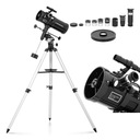 ASTRONOMICKÝ TELESKOP CHRBTA 114mm 1000mm TRIPOD