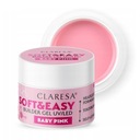 CLARESA Soft Easy BABY PINK gél na stavbu nechtov 12g ružový