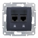 RJ45 POČÍTAČOVÁ ZÁSUVKA SCHNEIDER SEDNA GRAPHITE