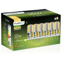 6x LED KAPSULOVÁ Žiarovka MINI G4 4W = 30W 3000K TEPLÁ FARBA 12V LUMILED