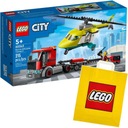 LEGO CITY 60343 Odťahové vozidlo Transport Truck + Helikoptéra