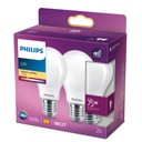 E27 LED žiarovka PHILIPS 75W 8,5W 1055lm 2700K 2ks