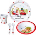 DETSKÝ JEDÁLOVÝ SET MELAMINE BRUNNER 5 KS