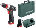 Metabo vŕtačka a skrutkovač 12V 2x2Ah POWERMAXX BS