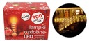 ICILIC LIGHT CLEAR GARLAND 300 LED VONKAJŠÍ TEPLÝ BIELY BLESK