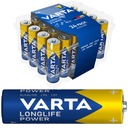 VARTA BATTERY LONGLIFE POWER GERMANY LR6 R6 AA x24