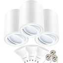 3x Prisadená HALOGÉNOVÁ SPOT TUBE + LED GU10