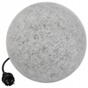 Záhradná guľová lampa 35cm LED E27 230V kameň