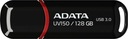 ADATA UV150 128 GB PENDRIVE USB 3.0 + 90 MB/s ČIERNA