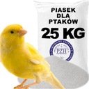 Pieskovo biely prach na kúpanie pre kanáriky 25KG