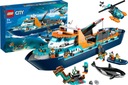 Sada kociek LEGO CITY 60368 ARCTIC EXPLORER BOAT pre deti od 7 rokov