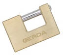 MOSADZNÝ ZÁMOK GERDA 50 MM ZÁMOK BRASS LINE KOŠÍK