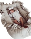 INFANTILO BABY COCOON VELVET S volánikom