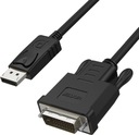 Unitek DisplayPort - kábel DVI-D 1,8 m čierny (Y-51