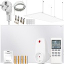 Set IR vykurovací panel CRONOS Carbon P800 White + Termostat s diaľkovým ovládaním + Z