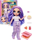 Bábika Rainbow High Junior Fashion Violet Willow PJ Party Purple