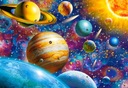 PUZZLE 1000 PUZZLE SPACE SOLÁRNY SYSTÉM PLANETS STARS 9+ KOLEČKO