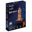 3D puzzle Big Ben Clock 28 dielikov. LED Cubicfun 5010