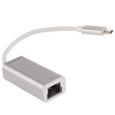 AUDA Adaptér USB-C na sieťovú kartu Ethernet RJ45