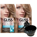 Farba na vlasy Gliss Color Light Nude Blonde 9-48 x2 + miska a kefa